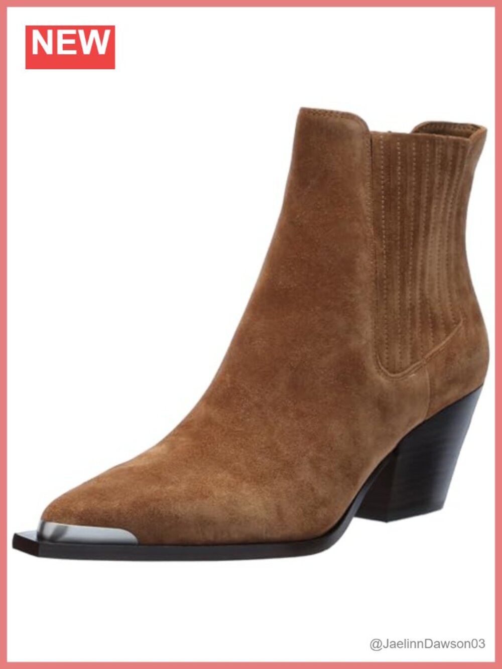 Soft Suede Pointed Toe Ankle Boot Chelsea High-Top Pull-On